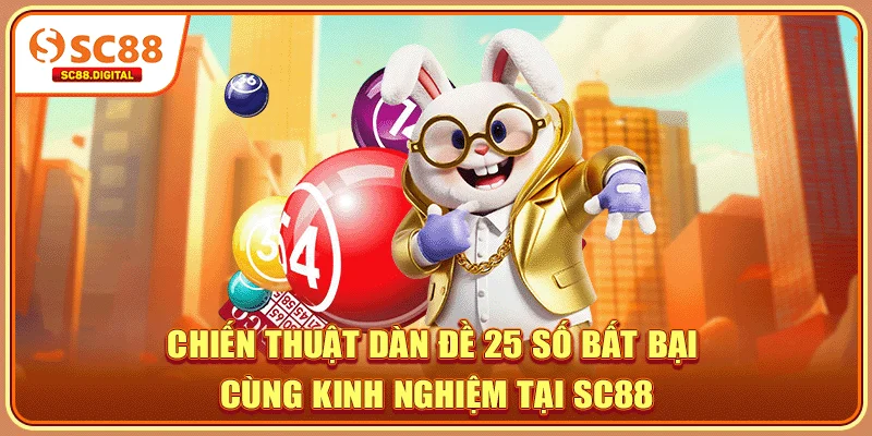 Chiến Thuật Dàn Đề 25 Số Bất Bại Cùng Kinh Nghiệm Tại SC88
