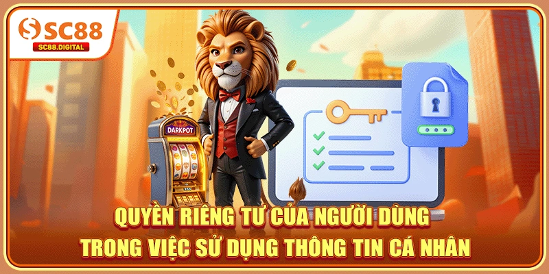 Quyền riêng tư của người dùng trong việc sử dụng thông tin cá nhân