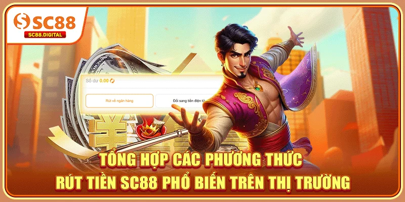 Tổng hợp các phương thức rút tiền SC88 phổ biến trên thị trường